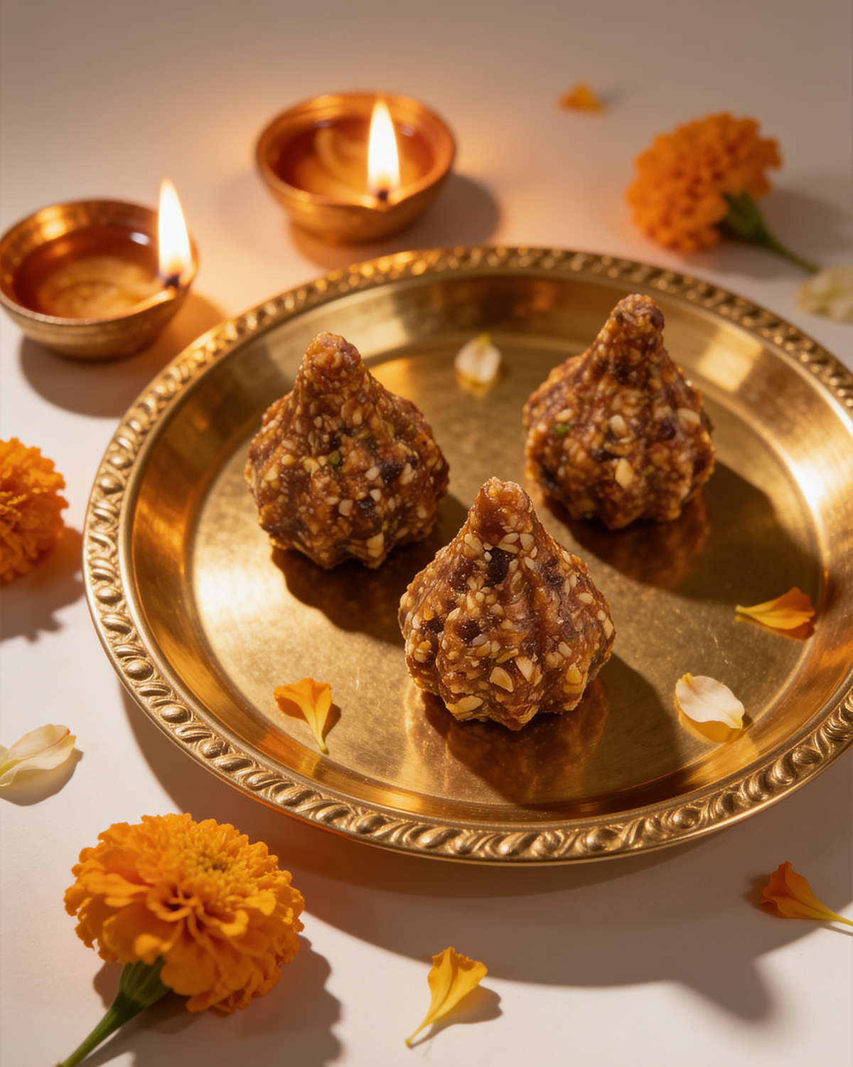 ⁠Dates & Nuts modak